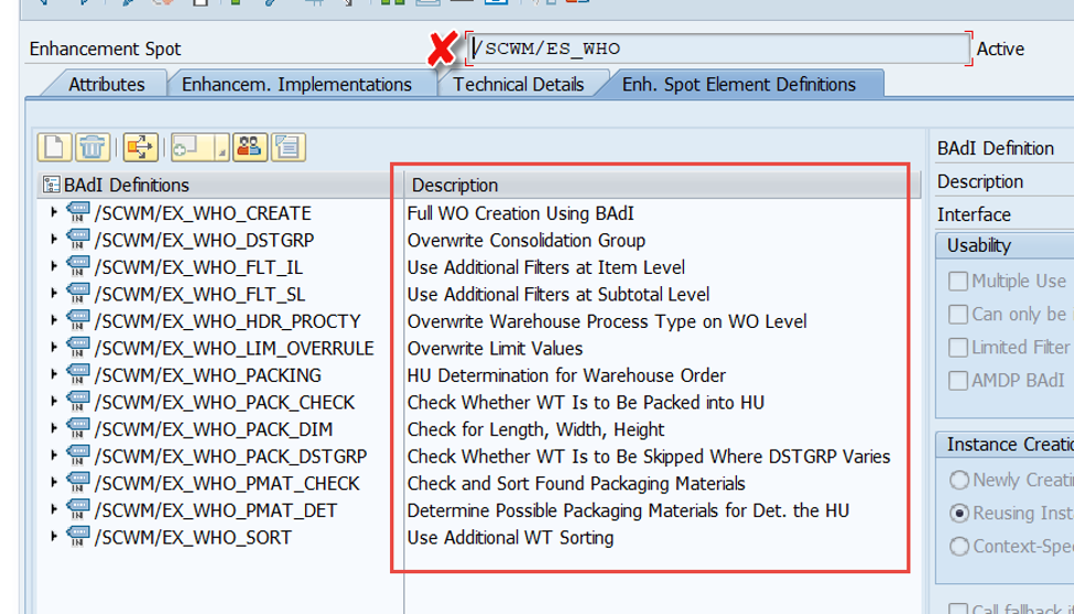 Enhance SAP EWM WOCRs_03